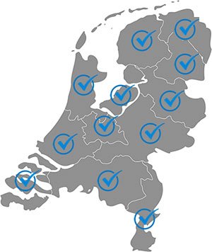 Werkgebied heel Nederland